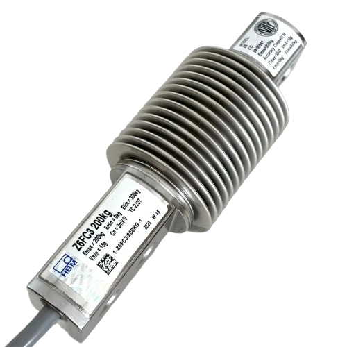 capteur de pesage à poutre flexible en acier inoxydable HBM Z6FC3 d'une capacité de 200 kg.